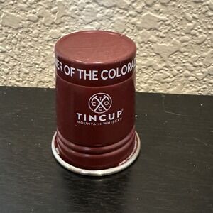 Tincup Whiskey Shot Glass Colorado Avalanche Hockey Edition